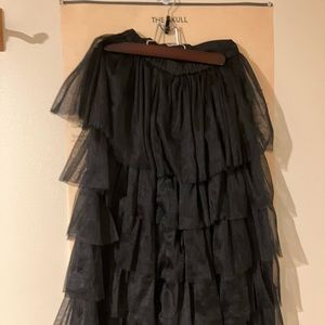 Black Tulle Skirt